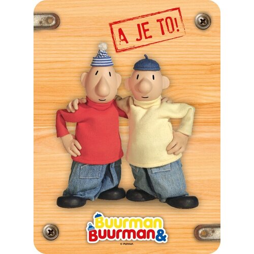 Metalen magneet Buurman & Buurman 5,5x7,5 cm