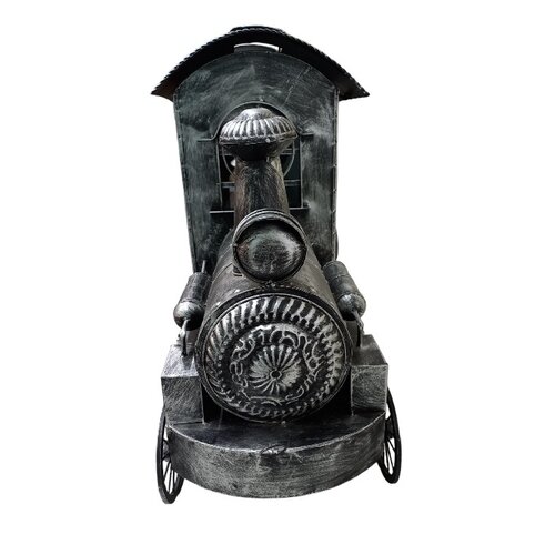 Metalen Locomotief + wagon 146x70x31 cm