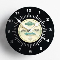 Vinyl bureauklok Party Around the Clock