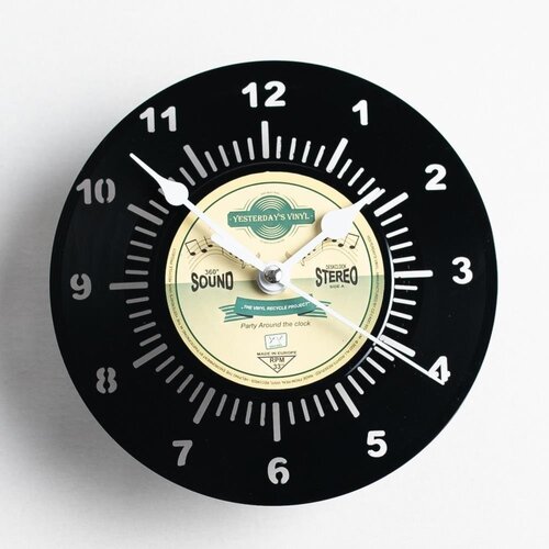 Vinyl Vinyl bureauklok Party Around the Clock Vinyl Vinyl bureauklok Party Around the Clock