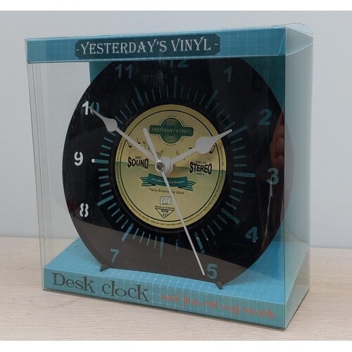 Vinyl Party Around the Clock Vinylplaat bureauklok Vinyl Party Around the Clock Vinylplaat bureauklok