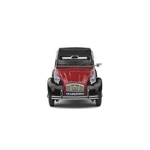 Citroën Citroën 2CV6 Charleston '82 rood/zwart 1:18 Solido Classic Citroën Citroën 2CV6 Charleston '82 rood/zwart 1:18 Solido Classic