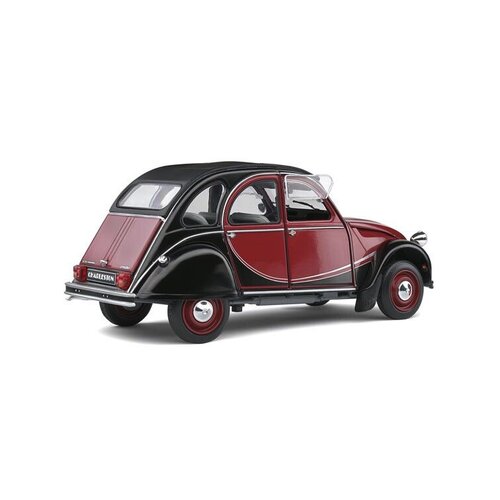 Citroën Citroën 2CV6 Charleston '82 rood/zwart 1:18 Solido Classic Citroën Citroën 2CV6 Charleston '82 rood/zwart 1:18 Solido Classic