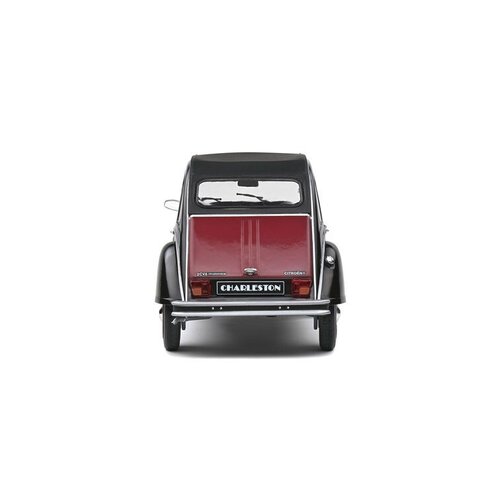 Citroën Citroën 2CV6 Charleston '82 rood/zwart 1:18 Solido Classic Citroën Citroën 2CV6 Charleston '82 rood/zwart 1:18 Solido Classic