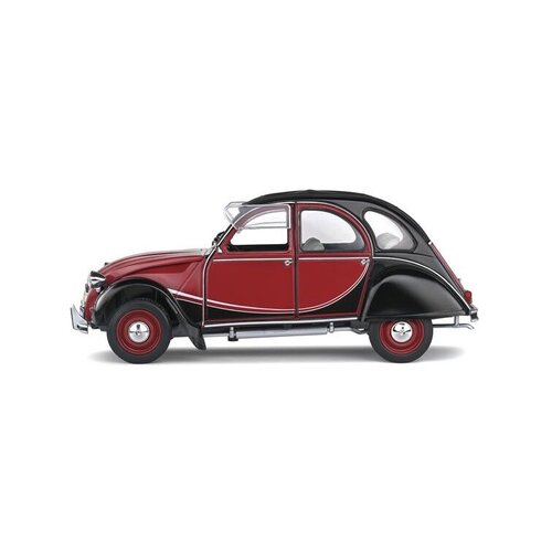 Citroën Citroën 2CV6 Charleston '82 rood/zwart 1:18 Solido Classic Citroën Citroën 2CV6 Charleston '82 rood/zwart 1:18 Solido Classic