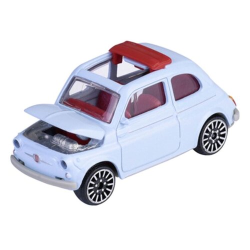 Fiat Fiat 500 D 1:64 baby-blauw Majorette miniatuur Fiat Fiat 500 D 1:64 baby-blauw Majorette miniatuur