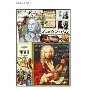 Antonio Vivaldi – klassische Doppelkarte Antonio Vivaldi – klassische Doppelkarte