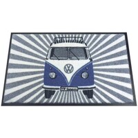 VW T1 deurmat samba stripes blauw