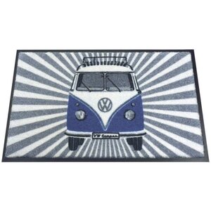 Volkswagen VW T1 Fußmatte „Samba Stripes“ blau Volkswagen VW T1 Fußmatte „Samba Stripes“ blau