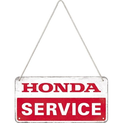 Honda Honda-Hängeschild aus Metall, 10 x 20 cm Honda Honda-Hängeschild aus Metall, 10 x 20 cm