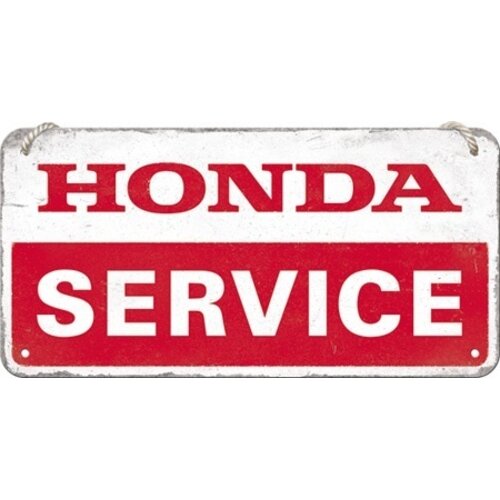 Honda Honda MC Service – Hängeschild aus Metall, 10 x 20 cm Honda Honda MC Service – Hängeschild aus Metall, 10 x 20 cm