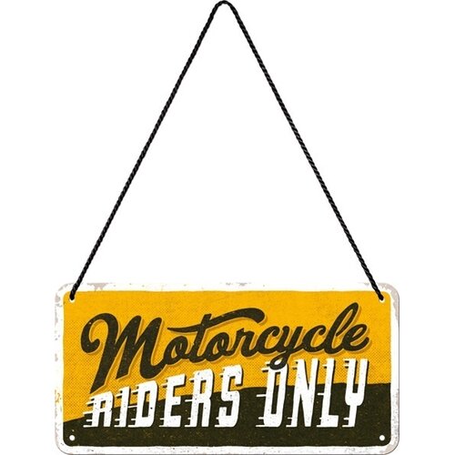 Motorcycle-Hängeschild aus Metall, 10 x 20 cm Motorcycle-Hängeschild aus Metall, 10 x 20 cm