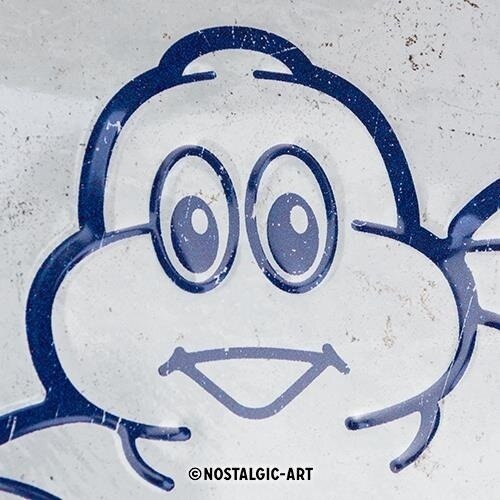 Michelin Service metalen wandbord in reliëf 30 x 40 cm