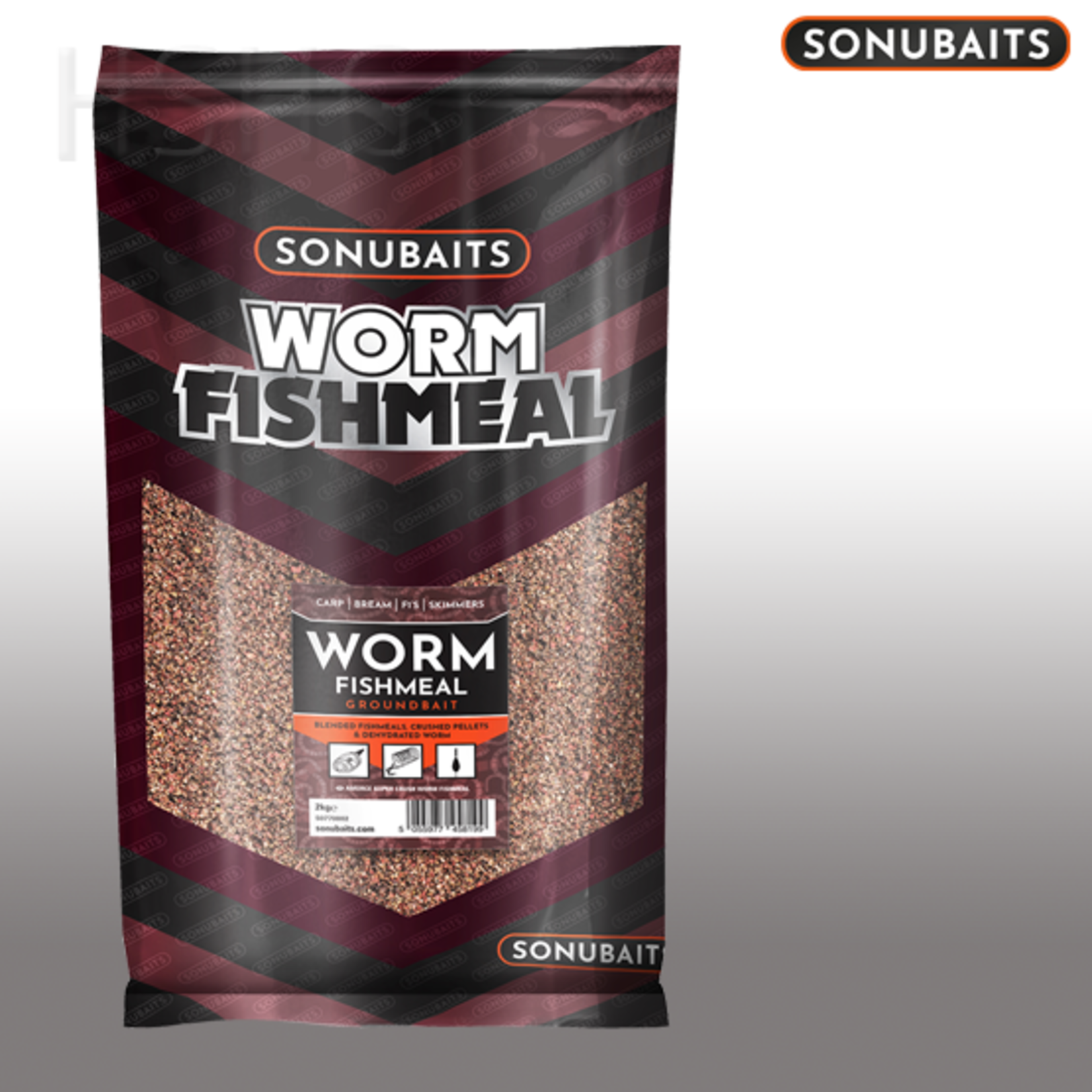 Sonubaits Sonubaits Worm Fishmeal Groundbait 2kg