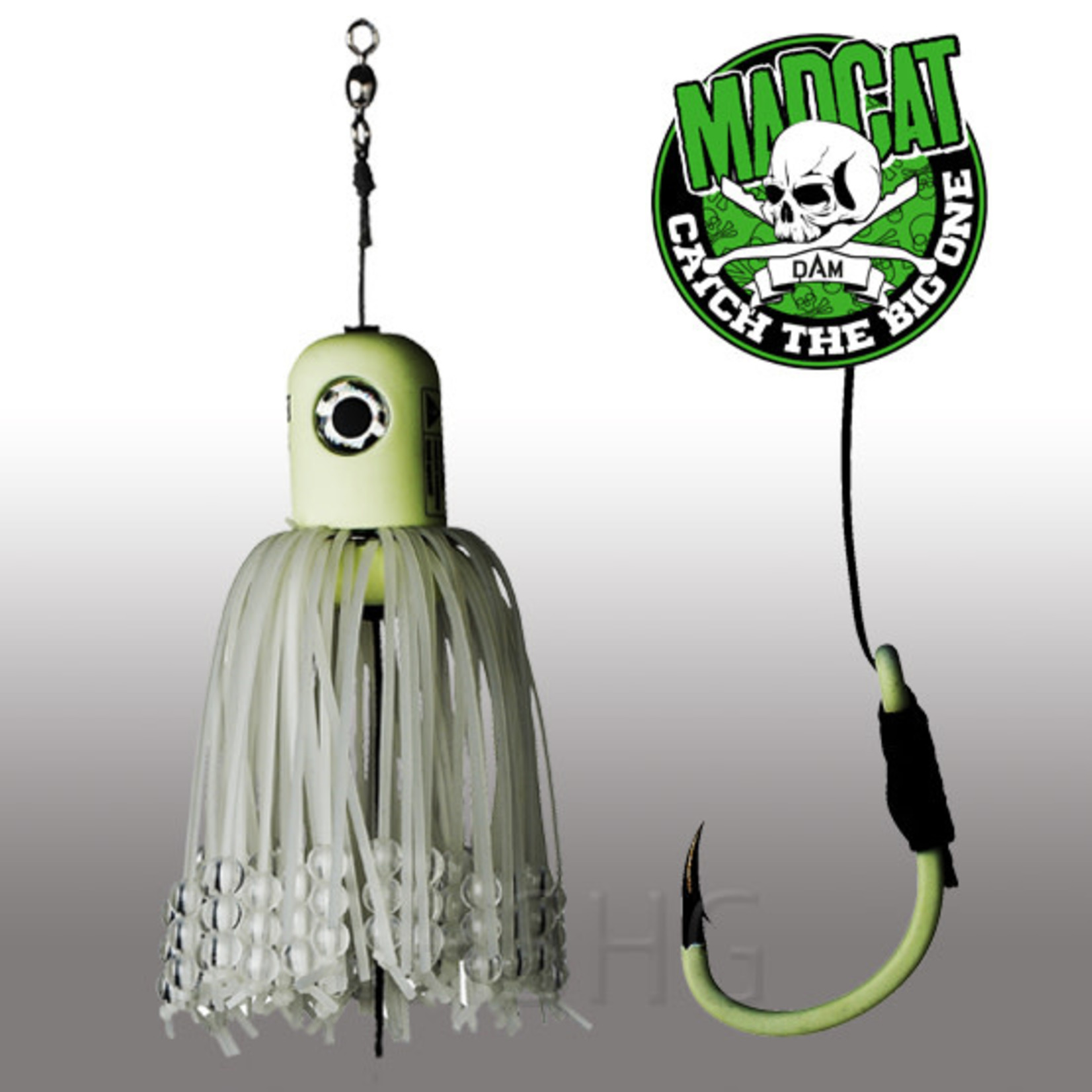 Madcat Madcat Adjustable Clonk Teaser 150gram  Glow in the Dark