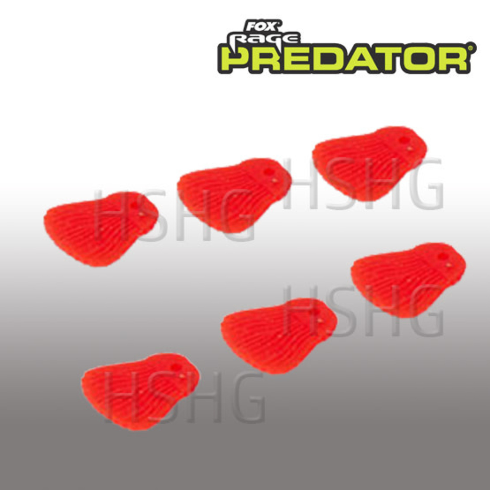 Fox Rage Predator Fox Rage Predator Bait Fins Red