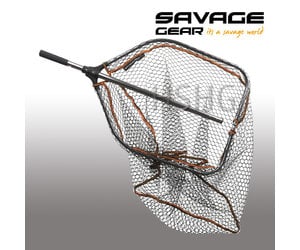 partij Werkwijze eenheid Savage Gear Pro Folding Rubber Schepnet XL - Hengelsport het Gooi