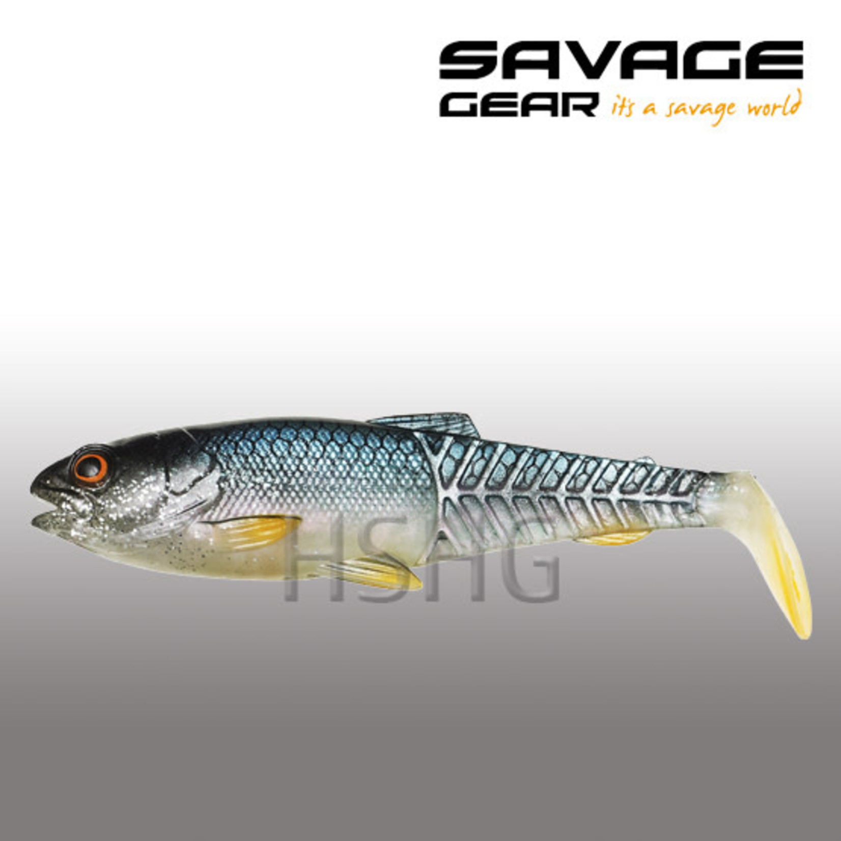 Savage Gear Savage Gear Craft Cannibal Paddle Tail Roach 12.5cm 20gram