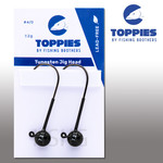 Toppies Tungsten Jighead  Loodvrij !!!  1.8gram black 4pcs