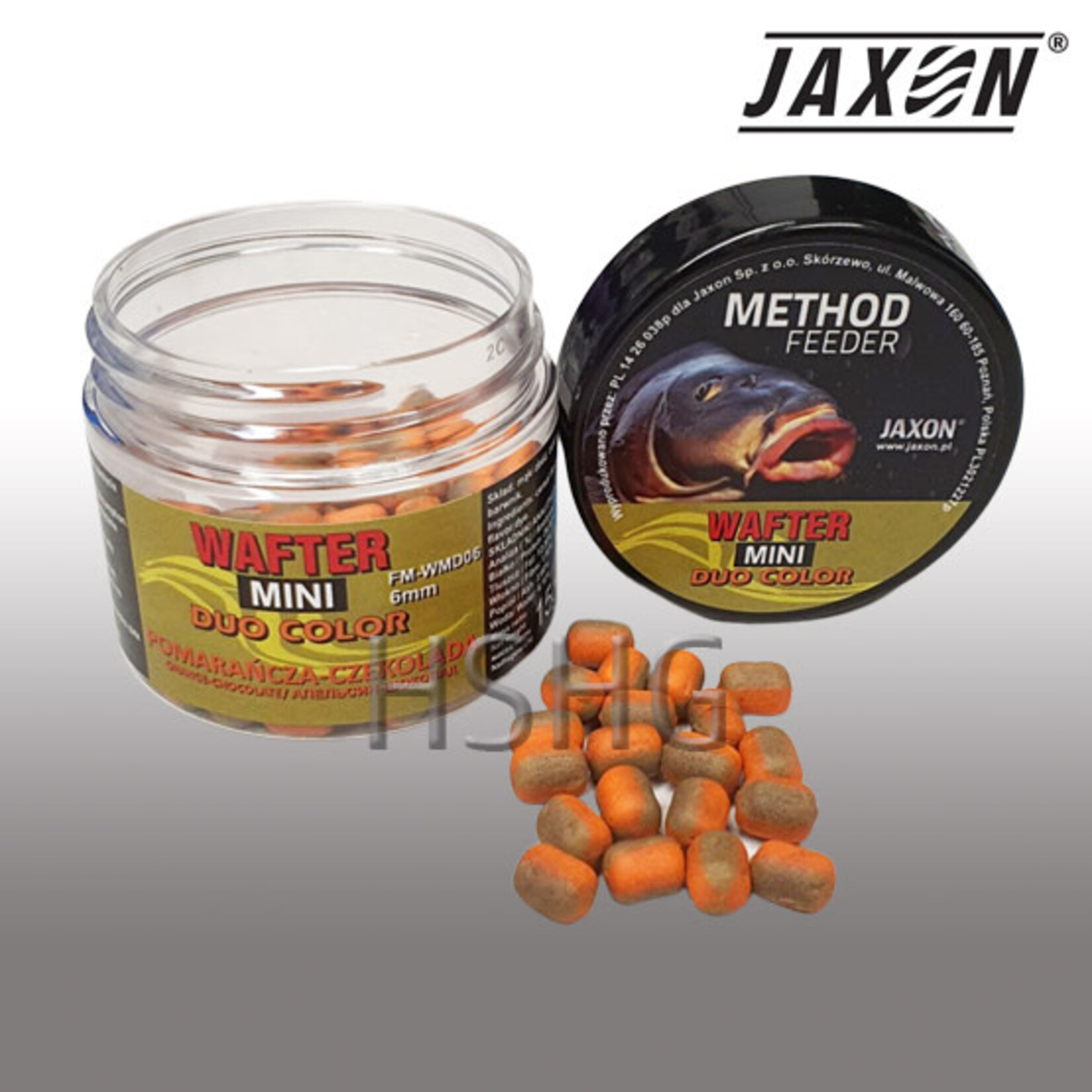 Jaxon Jaxon Wafter Mini Duo Color Orange Chocolate 6mm