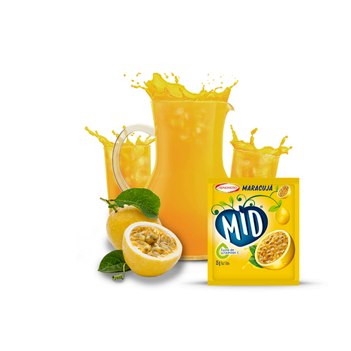 Ajinomoto Refresco MID sabor Maracujá 20g Ajinomoto Refresco MID sabor Maracujá 20g