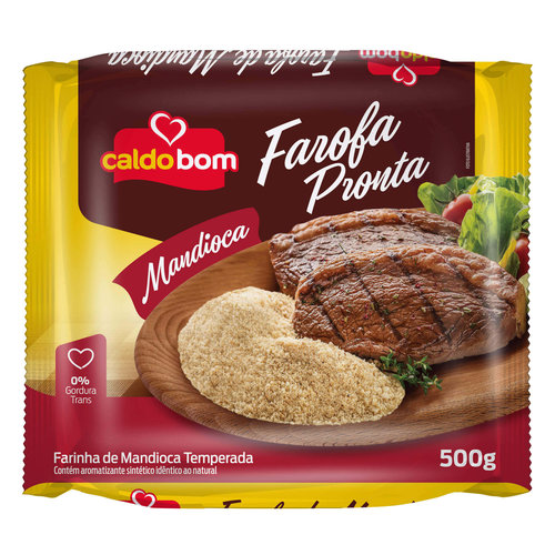 Caldo Bom Farofa de Mandioca Caldo Bom 500g Caldo Bom Farofa de Mandioca Caldo Bom 500g