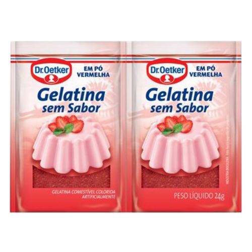 DrOetker Red Gelatin mix - Dr Oetker 24g DrOetker Red Gelatin mix - Dr Oetker 24g