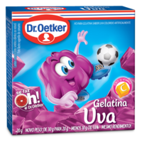 Gelatinemix Druif - Dr Oetker 20g