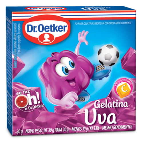 DrOetker Gelatina Uva - Dr Oetker 20g