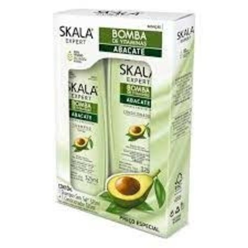 Skala Kit Shampoo Condicionador Abacate Skala 2 325ml Skala Kit Shampoo Condicionador Abacate Skala 2 325ml