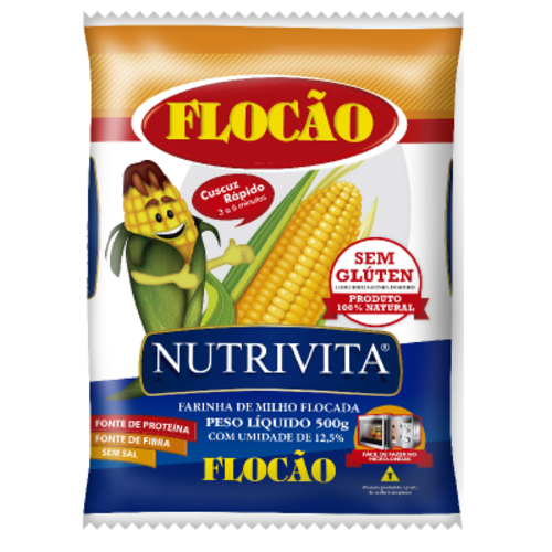 Nutrivita Pre-Cooked Flocked Corn Meal 500g