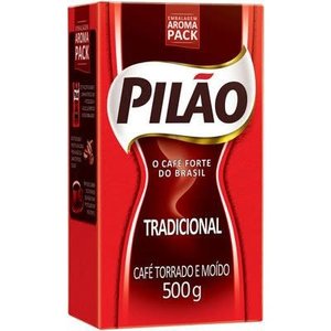 Pilao Cafe Torrado Moido a vacou Tradicional Pilao 500g