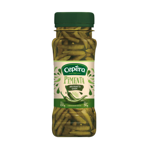 Cepera Green Malagueta Pepper - Cepera 50g
