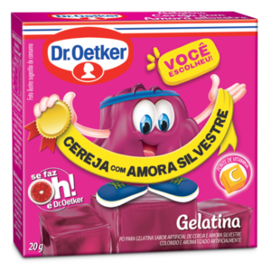 DrOetker Kers/Braambes Gelatinemix - Dr Oetker 20g