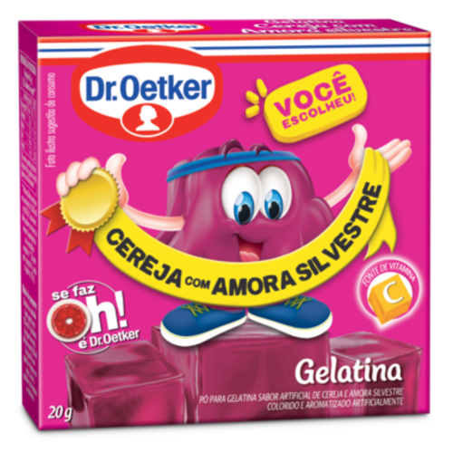 DrOetker Cherry/Blackberry Gelatinmix - Dr Oetker 20g DrOetker Cherry/Blackberry Gelatinmix - Dr Oetker 20g