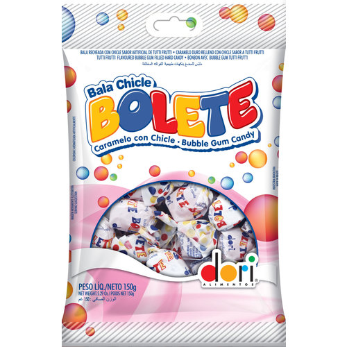 Dori Bolete Tutti Frutti Bubble Gum Hard Candy  Dori 150g