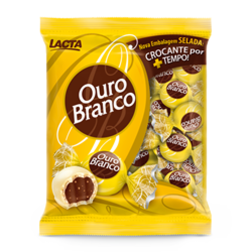 Lacta Chocolate Bombom Ouro Branco Lacta 1kg Lacta Chocolate Bombom Ouro Branco Lacta 1kg