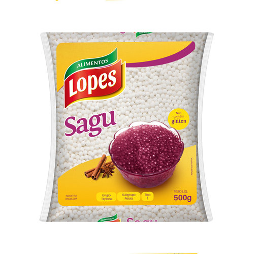 Lopes Sagu de Mandioca Lopes 500g