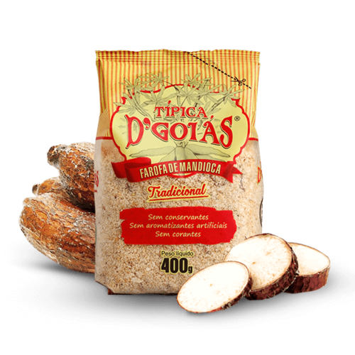 Dgoias Farofa de Mandioca Tradicional Dgoias 400g Dgoias Farofa de Mandioca Tradicional Dgoias 400g