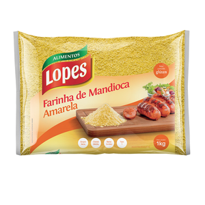 Lopes Lopes Medium Yellow Manioc Meal Lopes 1kg