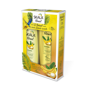 Skala Kit Shampoo Condicionador Banana e Bacuri  Skala 2x325ml