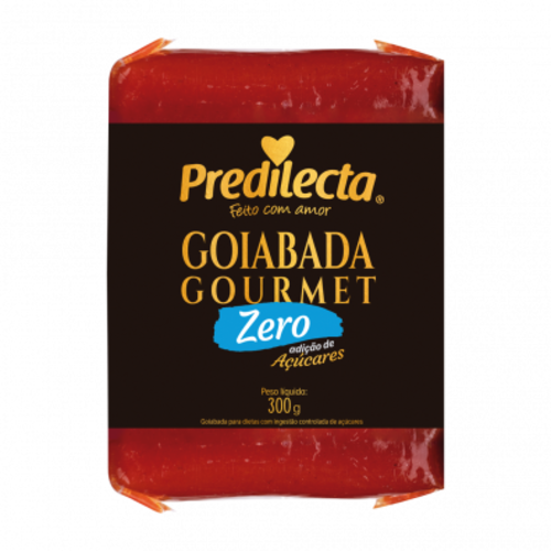 Predilecta Goiabada Flowpack Zero Adição de Açúcar Predilecta 300g Predilecta Goiabada Flowpack Zero Adição de Açúcar Predilecta 300g