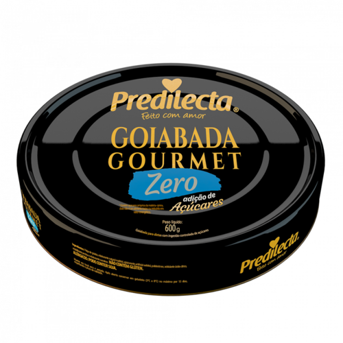 Predilecta Goiabada Gourmet lt Zero Predilecta 600g