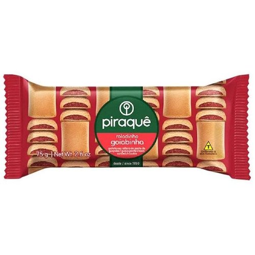 Piraque Roladinho Goiabinha Piraque 75g Piraque Roladinho Goiabinha Piraque 75g