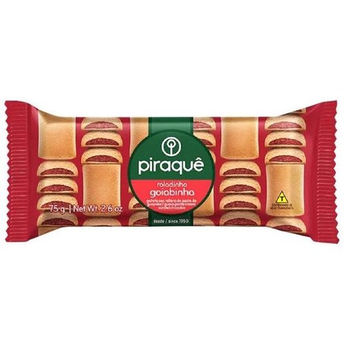 Piraque Roladinho Goiabinha Piraque 75g