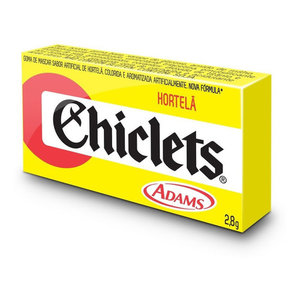 Adams Chiclete sabor Hortela 2.8g - Adams