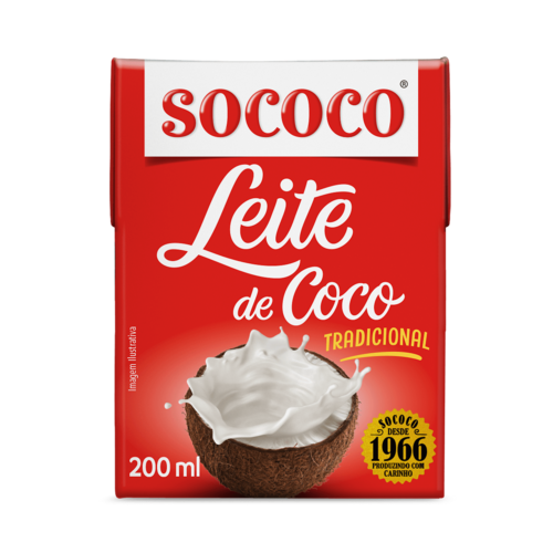 Sococo Leite de Coco Sococo tp 200ml Sococo Leite de Coco Sococo tp 200ml