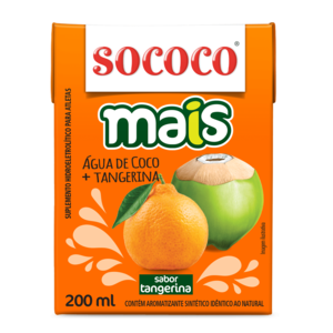 Sococo Agua de Coco + Tangerina - Sococo 200ml Sococo Agua de Coco + Tangerina - Sococo 200ml