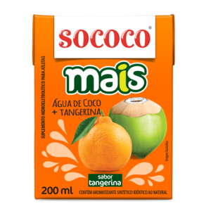 Sococo Coconutwater + Tangerina - Sococo 200ml