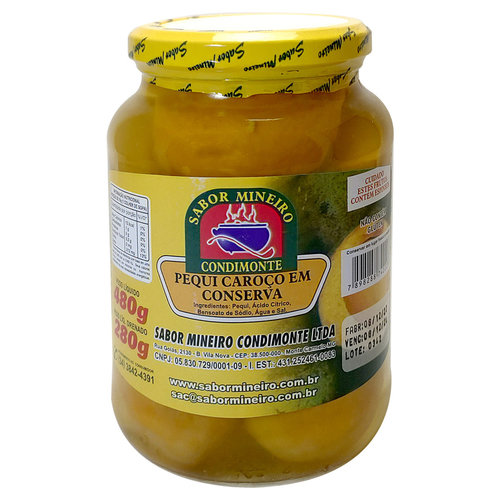 Sabor Mineiro Pequi Inteiro Sabor Mineiro 550g